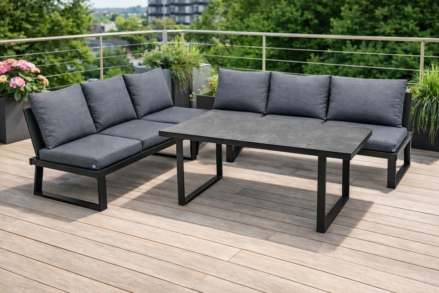 Kettler Rasmus Modular Dining Eckgruppe anthrazit