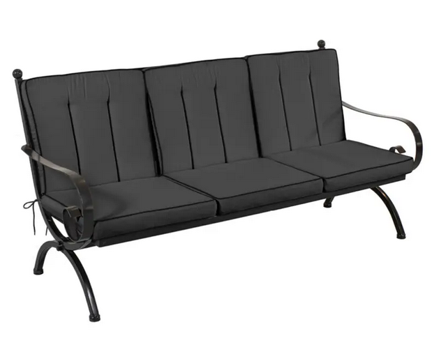 MBM Sitz-Rückenkissen anthrazit für Romeo Elegance Loungebank 2,5-Sitzer