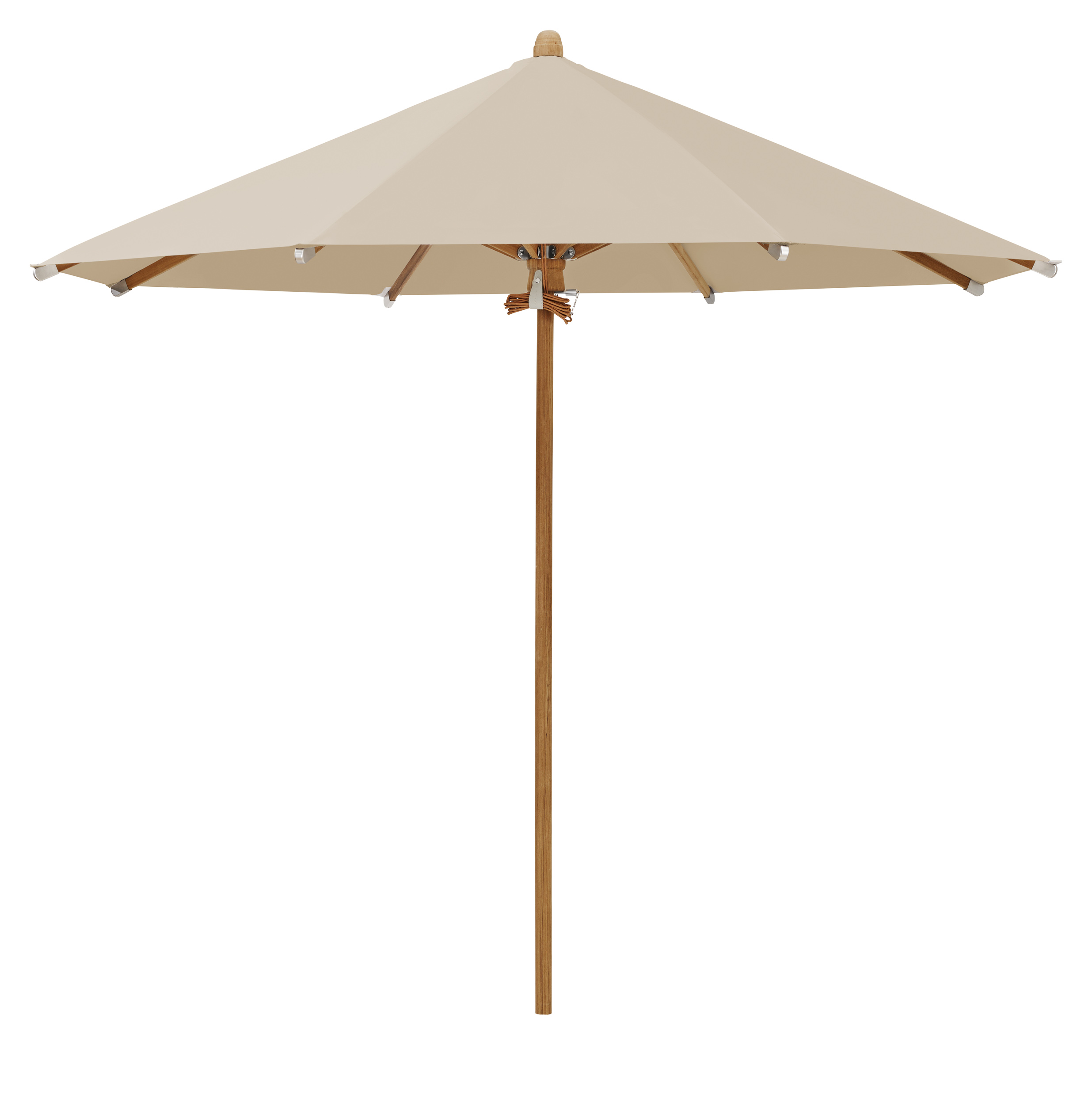 Glatz Teakwood Sonnenschirm Ø 300 Klasse 4 cream