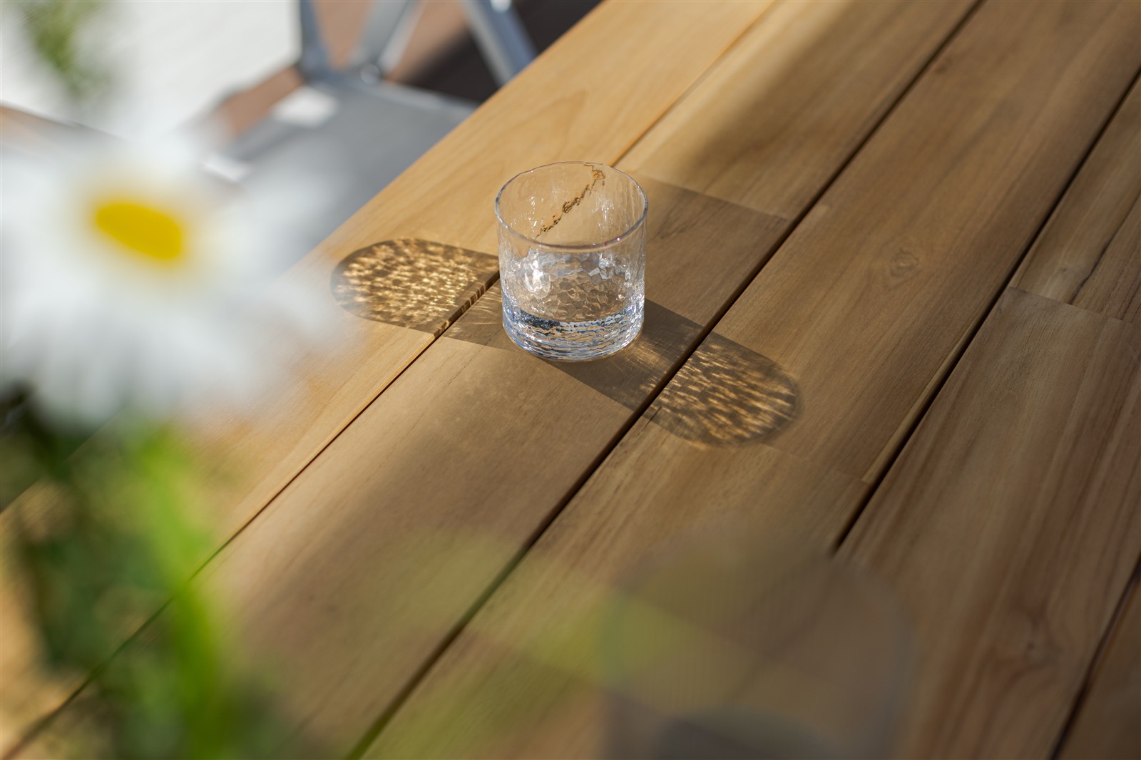 KETTLER TEAK Tischplatte 160x95 cm breite Leisten