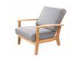 ARCO Cambridge verstellbarer Loungesessel in Teak (ohne Kissen)