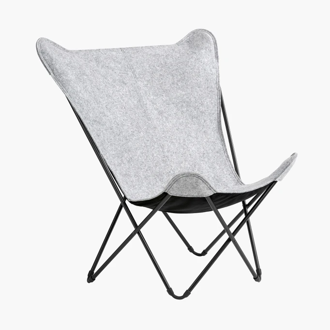 Lafuma SPHINX SOFT Lounge Stuhl Feutrine Noir/Plume