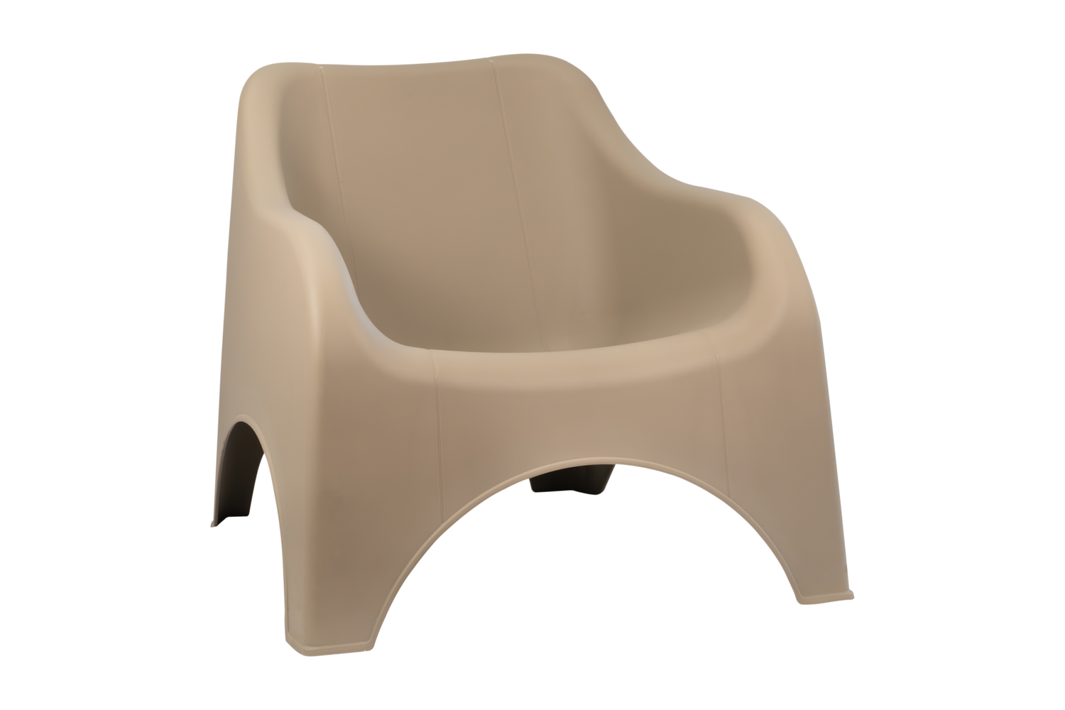 Brafab Kumo Lounge Sessel Kunststoff taupe