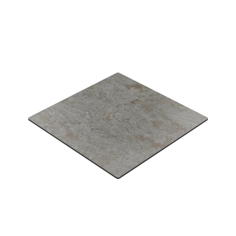 Terrassentisch Bistrotisch 70 x 70 cm mit HPL-Platte Spider klappbar Zement