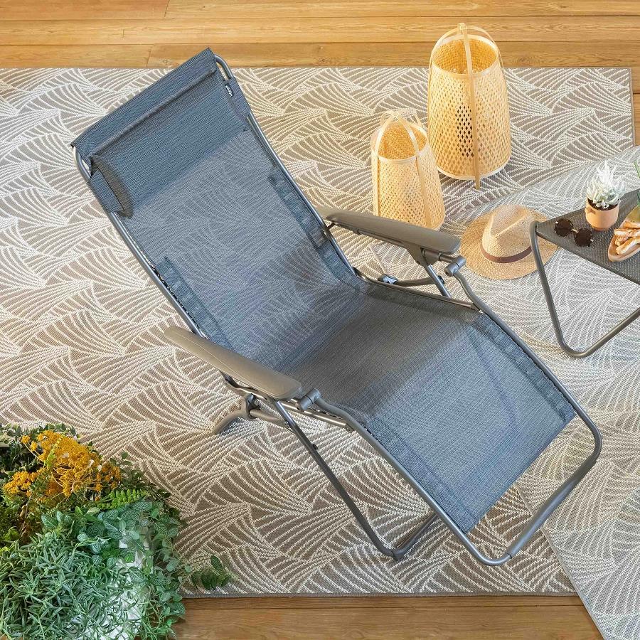Lafuma MARSANNE Outdoorteppich 155 X 230 Eventail Beige