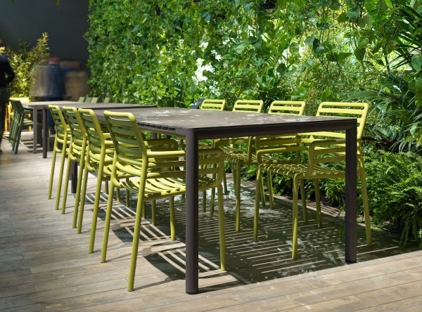 Nardi Doga Dining Tischset + Tevere Ausziehtisch 210-275 cm terra pera