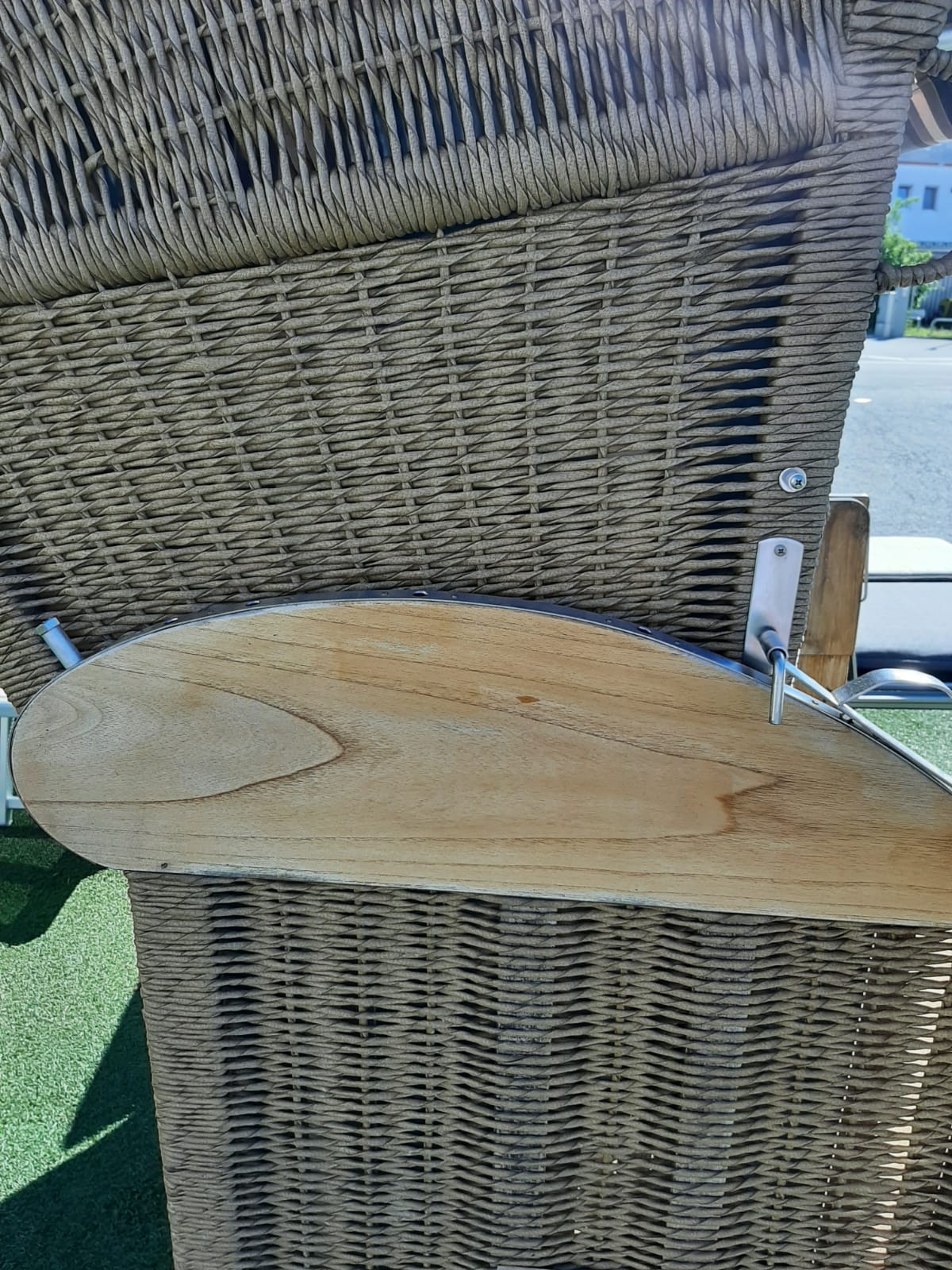 Gartenstrandkorb "Classic Teak"
2-Sitzer, Halblieger
Kunststoffgeflecht in Hyazinthoptik Ausstellungsstück Gartenstrandkorb "Classic Teak"
2-Sitzer, Halblieger
Kunststoffgeflecht in Hyazinthoptik Ausstellungsstück