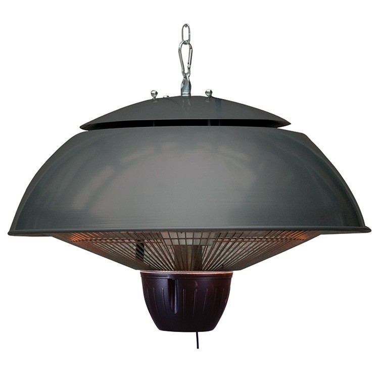 GARDEN Impressions Bordeaux Heizstrahler 43CM Royal Grey / 1500W