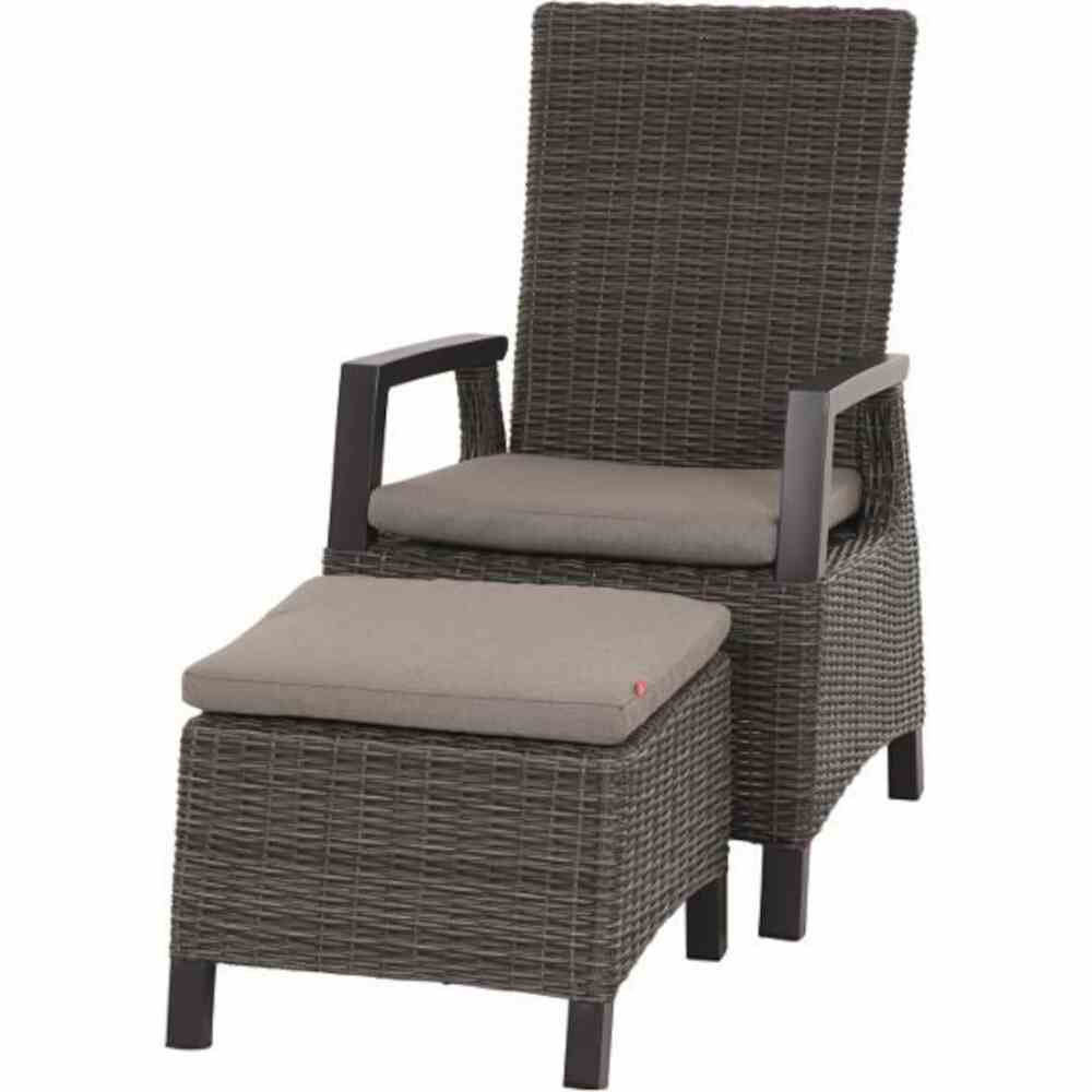 Siena Garden CORIDO Dining Sessel Aluminium/Geflecht charcoal-grey