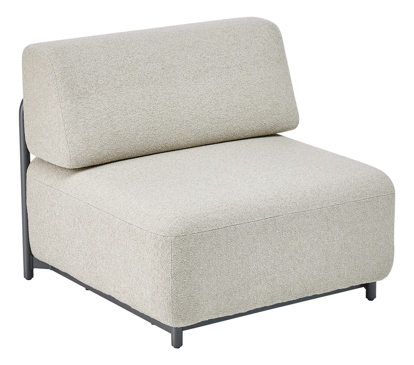 KETTLER TRIBE Mittelteil Aluminium/Polyester anthrazit matt/Boucle beige