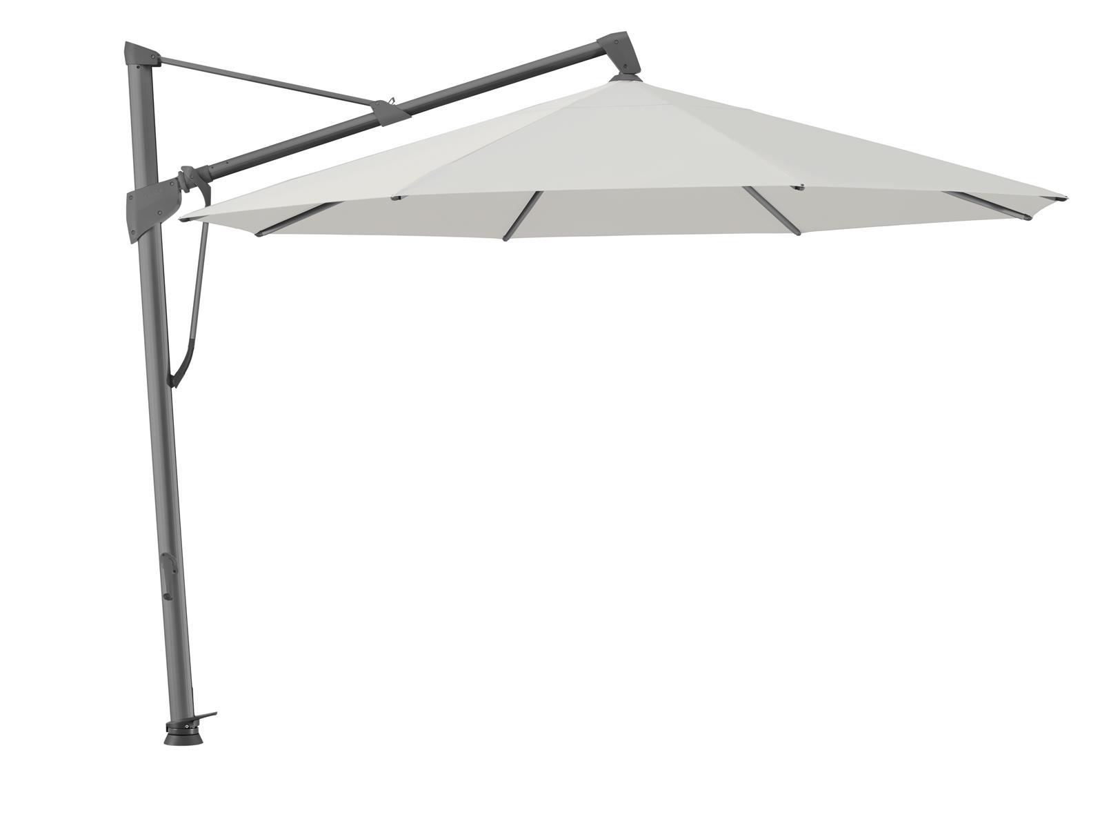 Glatz SOMBRANO S+ easy Sonnenschirm Ø 350 Klasse 2 pale grey