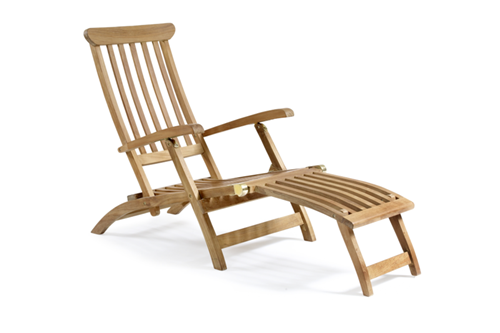 Deckchair Liegestuhl Faltbar Deckchair  Teak