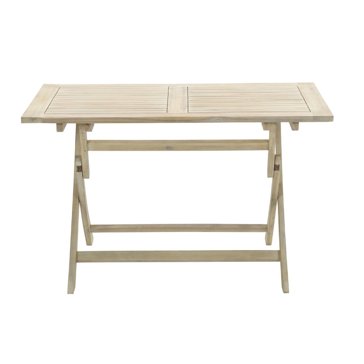 GARDEN Impressions Kent faltbare Tisch 120x80xH72 acacia white wash