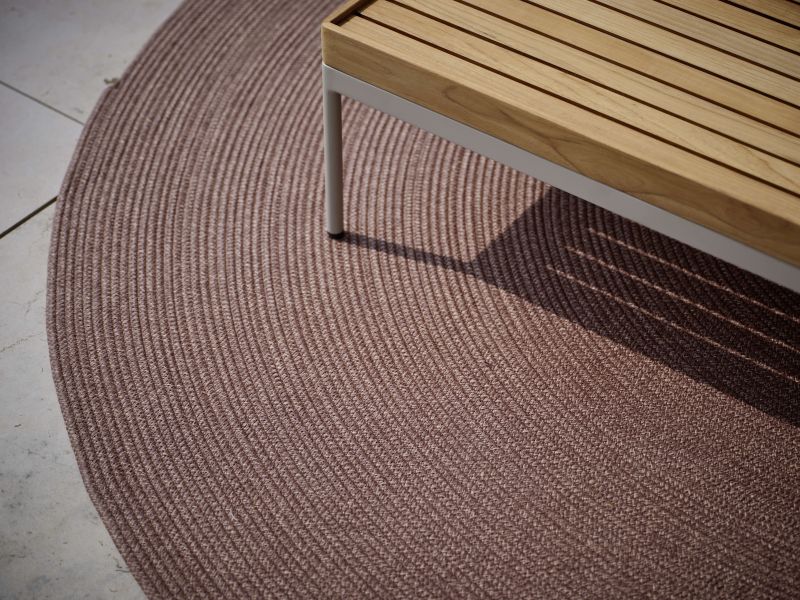 Stern Outdoorteppich Ø 220 cm Kordel Terra