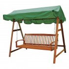Hollywoodschaukel MALIBU mit Sonnendach Eukalyptus FSC®