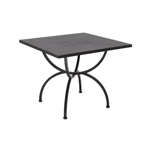 MBM Tisch Medici Antik – Tischplatte Schmiedeeisen – 90 x 90