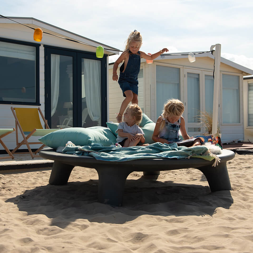 Weltevree Flying Dishman Lounge Insel + Kissenset Grün