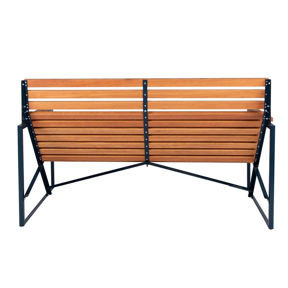 Weltevree Patio Terrassenbank niedrig – Graublau
