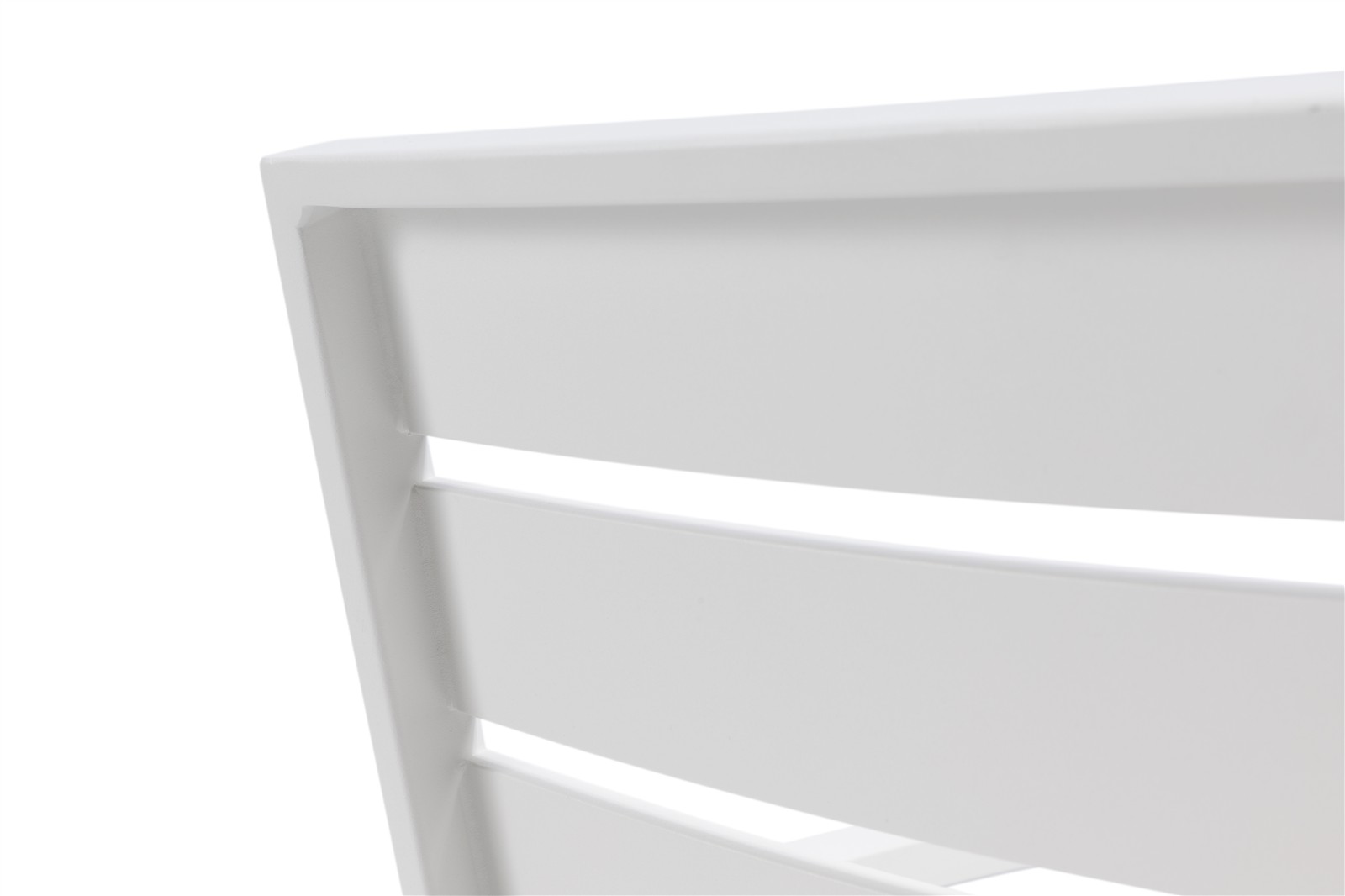 KETTLER ROUEN Dining Sessel Aluminium weiß matt/hellgrau meliert
