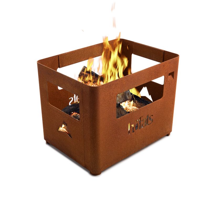 Höfats BEER BOX Feuerkorb rostig
