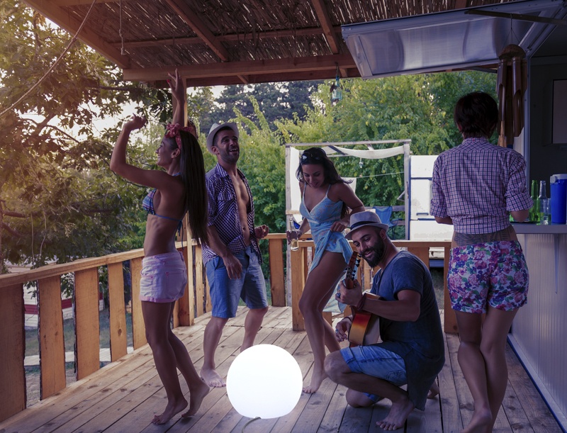 Deko-Leuchte Buly 60 Solar Smarttech (Solar+Wiederaufladbarer Akku)