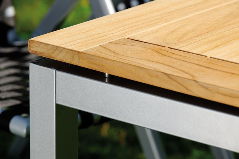 Stern Tischplatte Teakholz FSC 90x90 cm