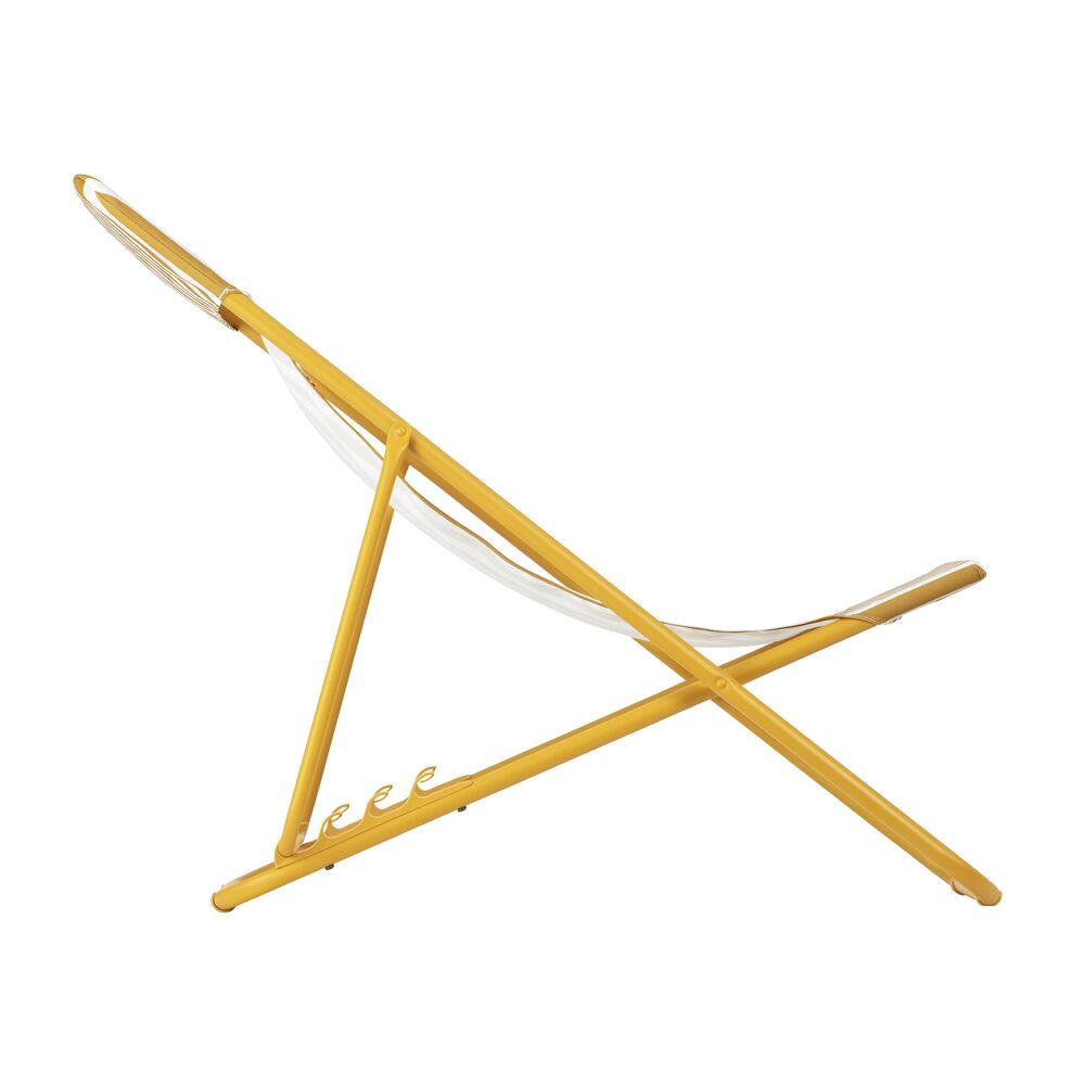 Lafuma Liegestuhl MAXI TRANSAT Airlon-Leinwand Miel
