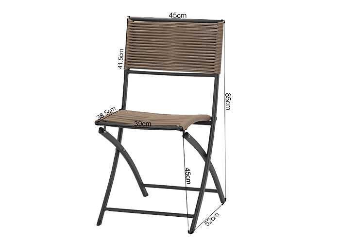 Acamp Ropa Klappstuhl anthrazit/taupe
