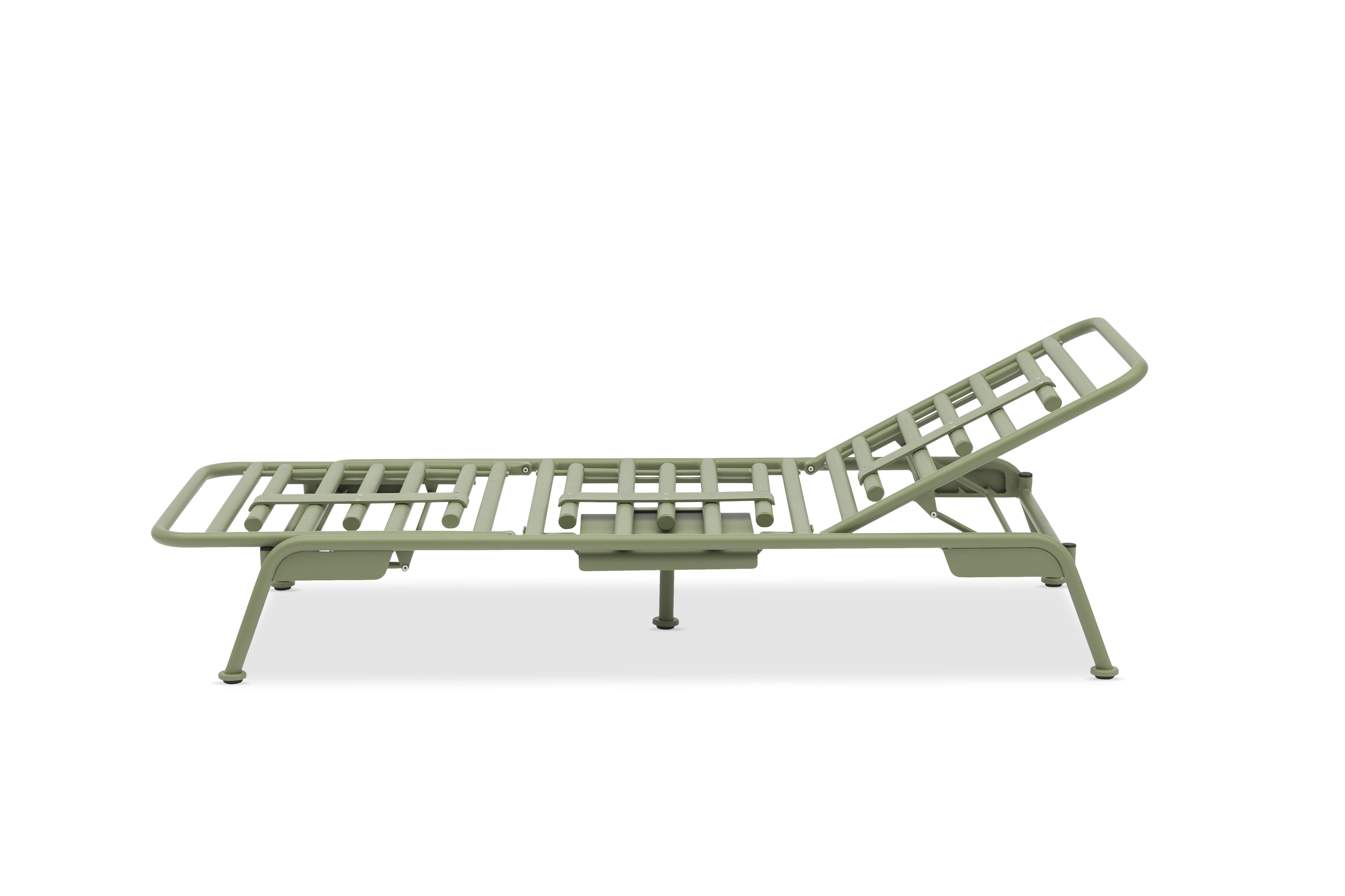 Zebra Somerset 3-Sitzer Alu sage inkl. Kissen mint green