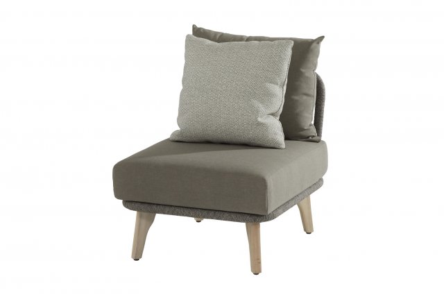 4Seasons Outdoor Santander Teak Mittel-Element