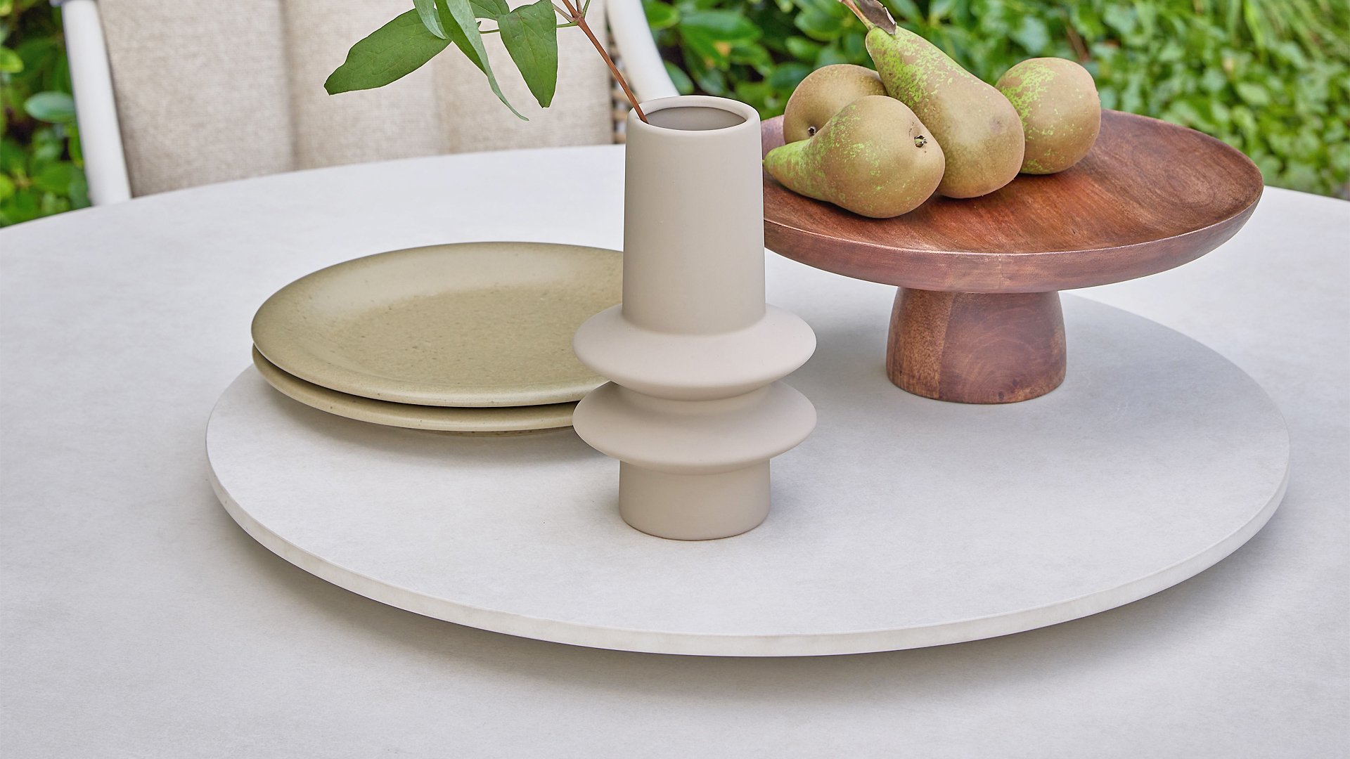 Apple Bee Drehteller Melville Lazy Susan Ø60cm Oyster
