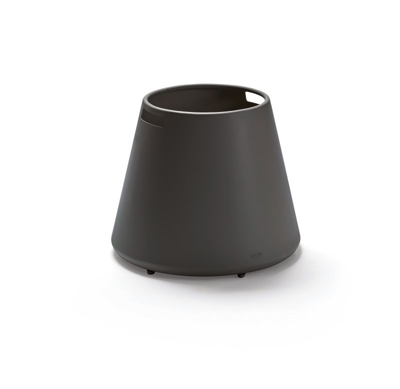 Stern Pflanzgefäß Ø 60/40x45 cm konisch Aluminium anthrazit