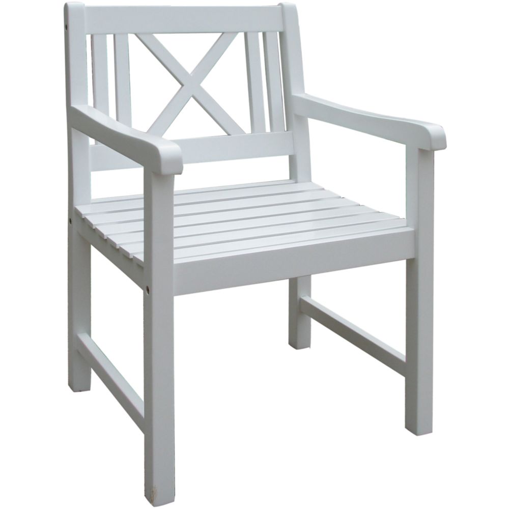 Tischgruppe Molde Eukalyptus FSC® white washed 4-teilig