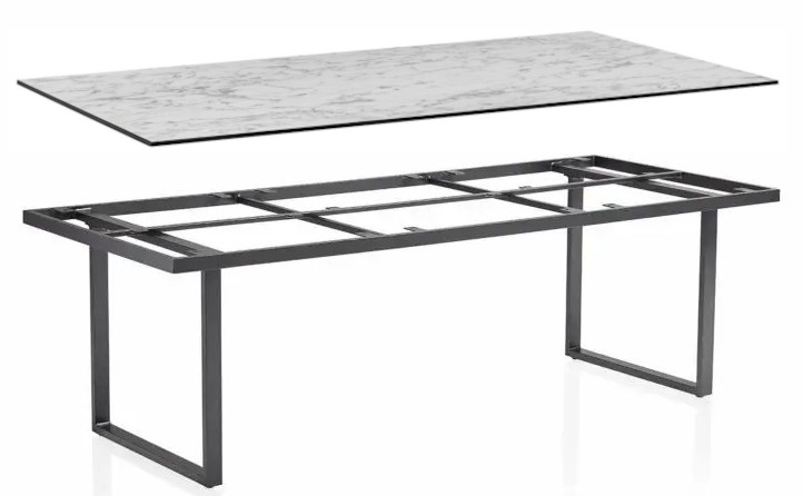 KETTLER OCEAN SKID MODULAR Set anthrazit /Teak/ Rope 9-teilig
