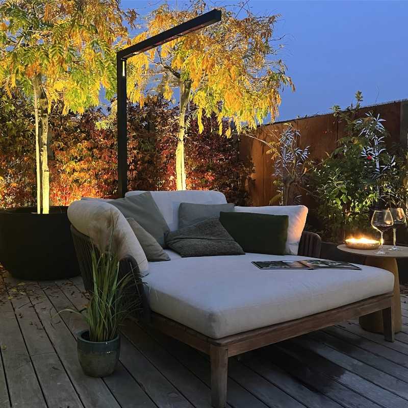 Heatsail TWIG Stehlampe Stand-Heizstrahler midnight kein Zusatzgewicht