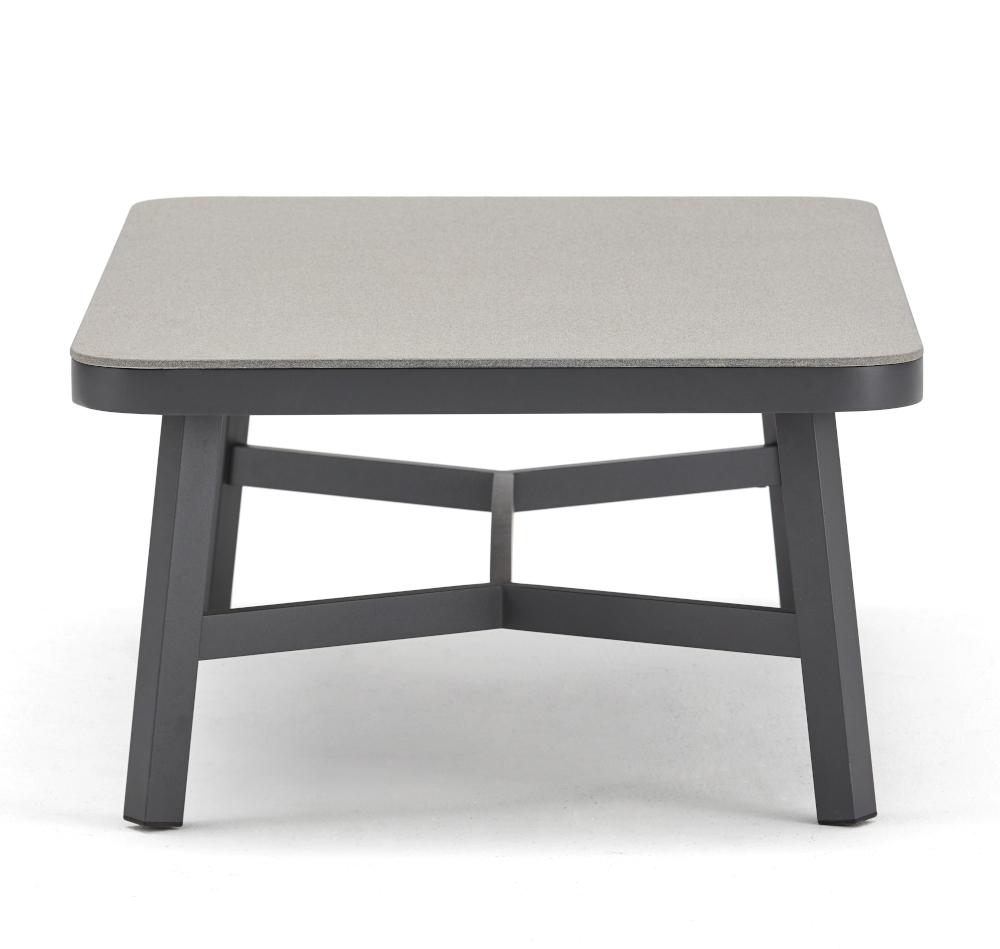 Garino Alu Loungetisch Madrid L120 x B75 x H42 cm
