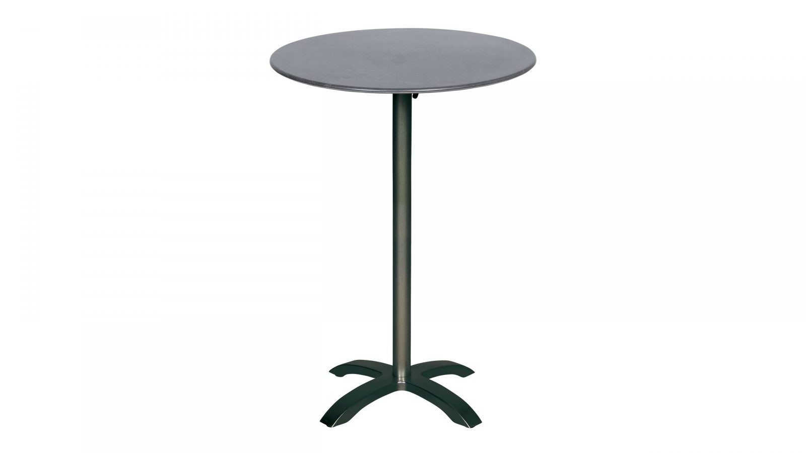 Acamp Stehtisch acaplan 80cm anthrazit/schiefer schw.