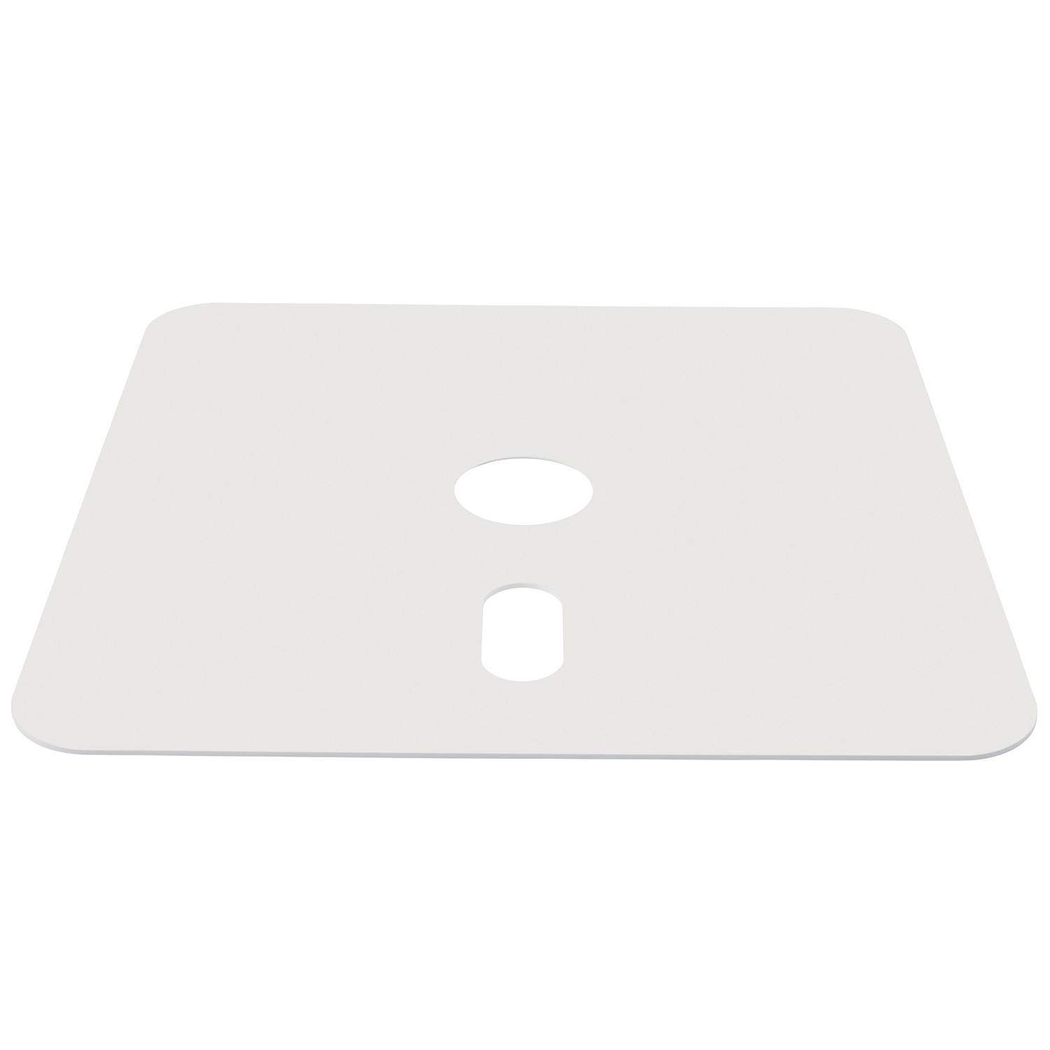 Glatz Decorplatte zu Rollensockel M4 Kunststoff grauweiss
