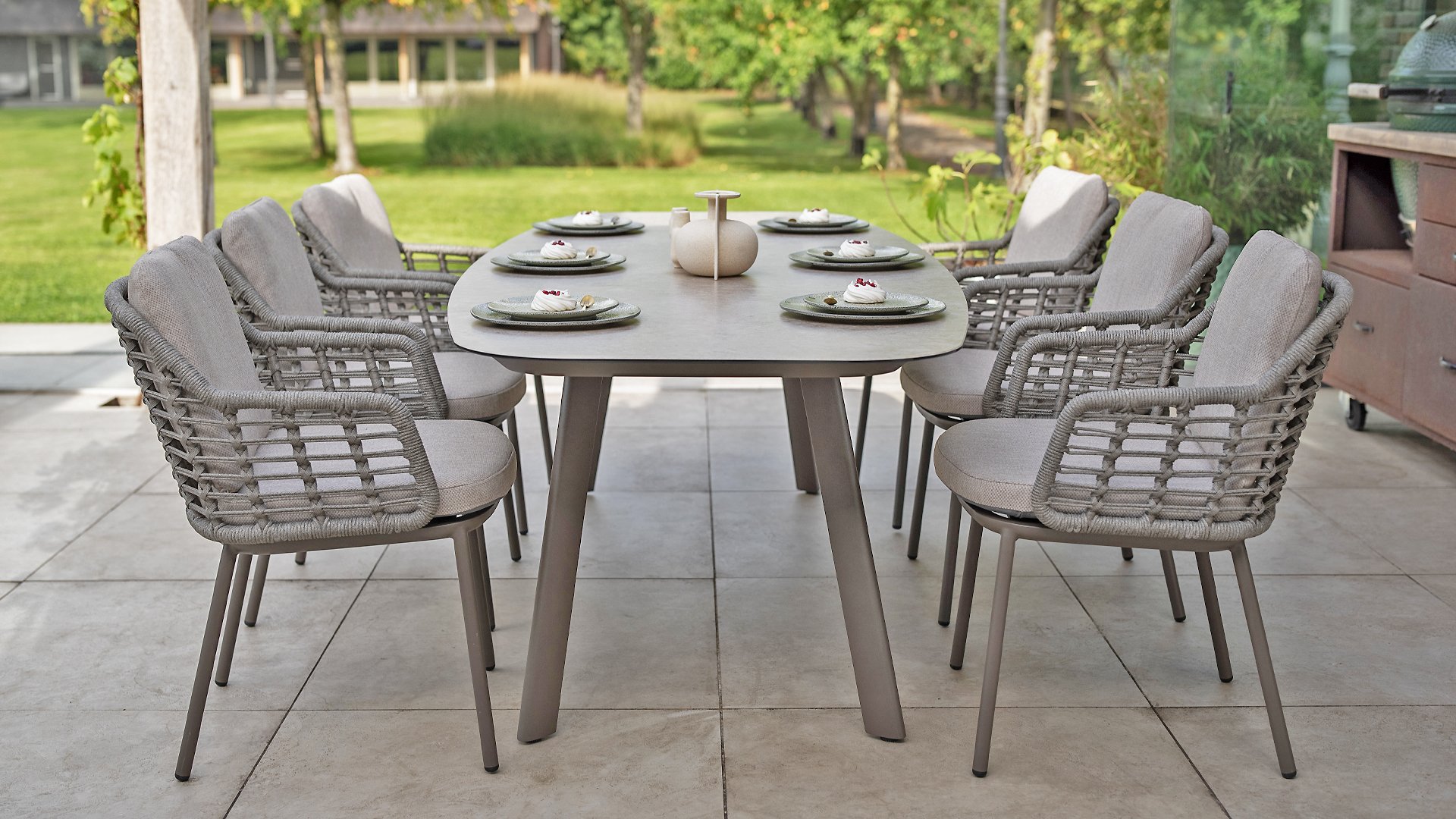 Taste by 4 Seasons Outdoor Dining Tisch 180 cm Manolo Terre/Sand