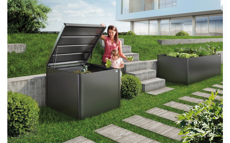 Biohort MonAmi Komposter dunkelgrau metallic