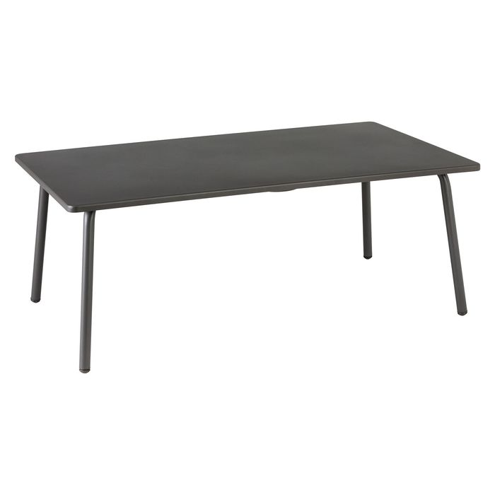 Lafuma Vence Loungetisch 59 x 102 cm Stahl Titane