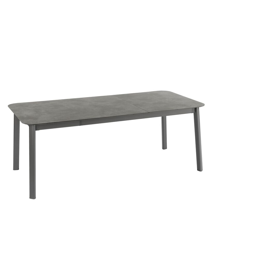 Lafuma Tisch ORON mit Butterfly-Auszug 100 x 200 cm, Aluminium/HPL Titane/Fusain