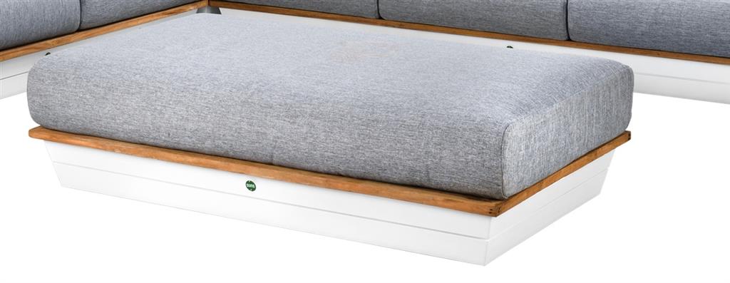SUNS Java Kissen für Lounge Tisch 140x80 grau meliert