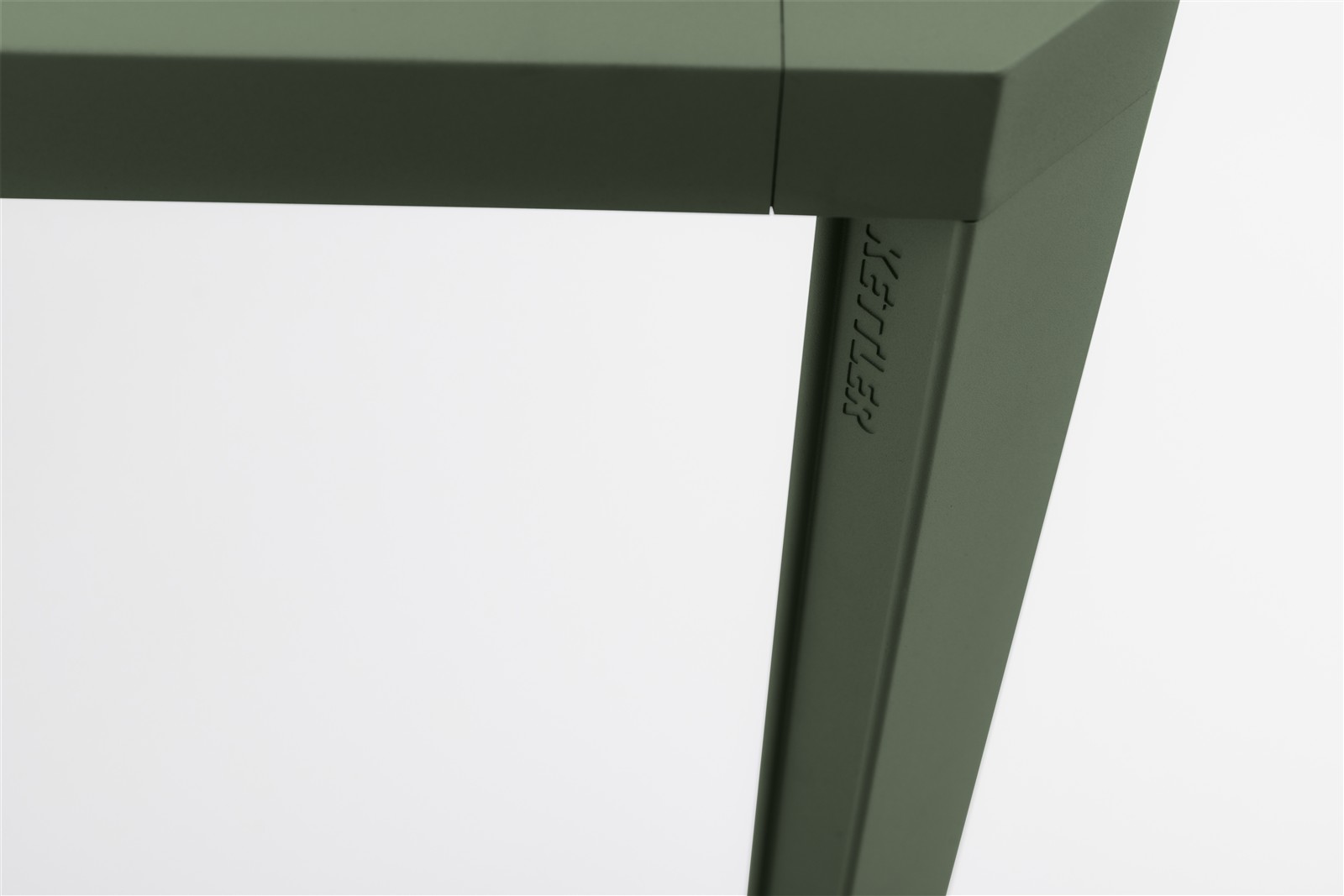 KETTLER Dining Tisch LATITUDE 78 x 78 cm Aluminium grün