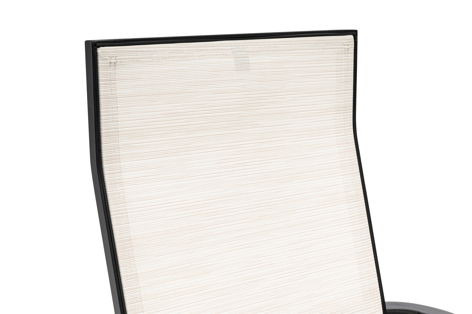 KETTLER SENSE Stapelsessel schwarz matt/ beige
