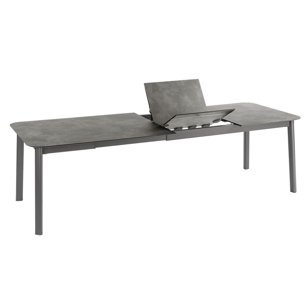Lafuma Tisch ORON mit Butterfly-Auszug 100 x 200 cm, Aluminium/HPL Titane/Fusain