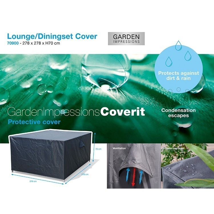 GARDEN Impressions Coverit Lounge/Dining Hülle 278x278xH70