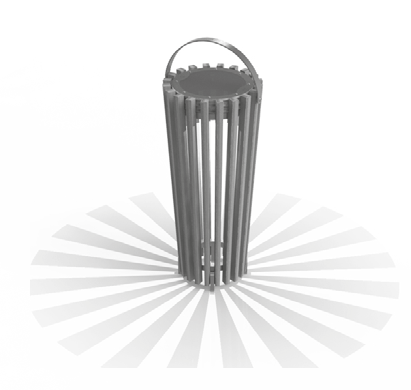 ARCO Lumen große Laterne/Lampe in Teak H 50 cm