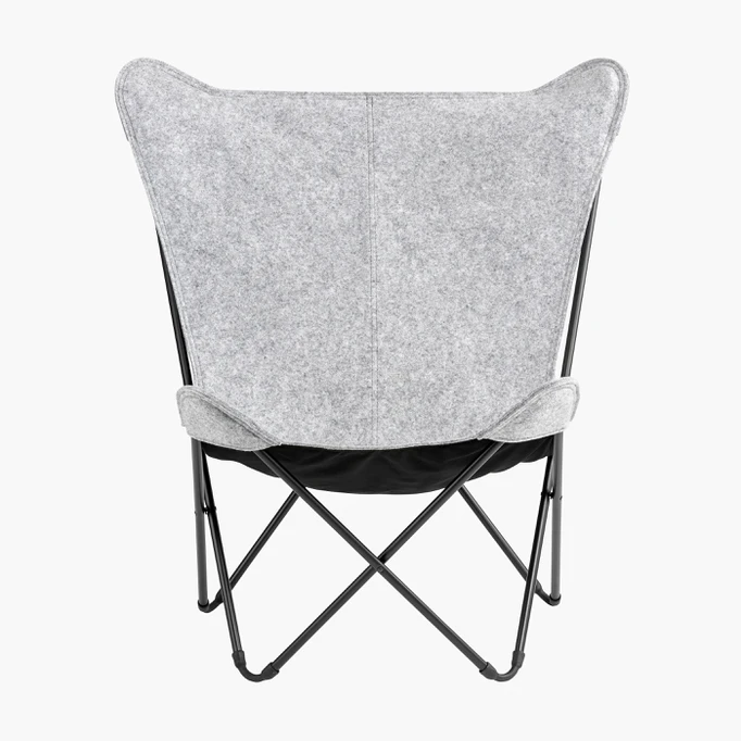 Lafuma SPHINX SOFT Lounge Stuhl Feutrine Noir/Plume
