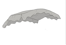 Brafab Prag Gartenschaukel Dach 215x130 cm grau